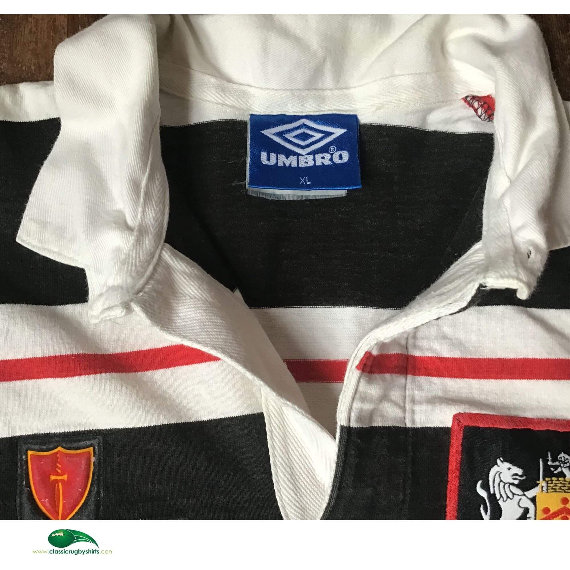 Chemise De Rugby Vintage Gloucester - Officielle Coton - Taille L Adulte
