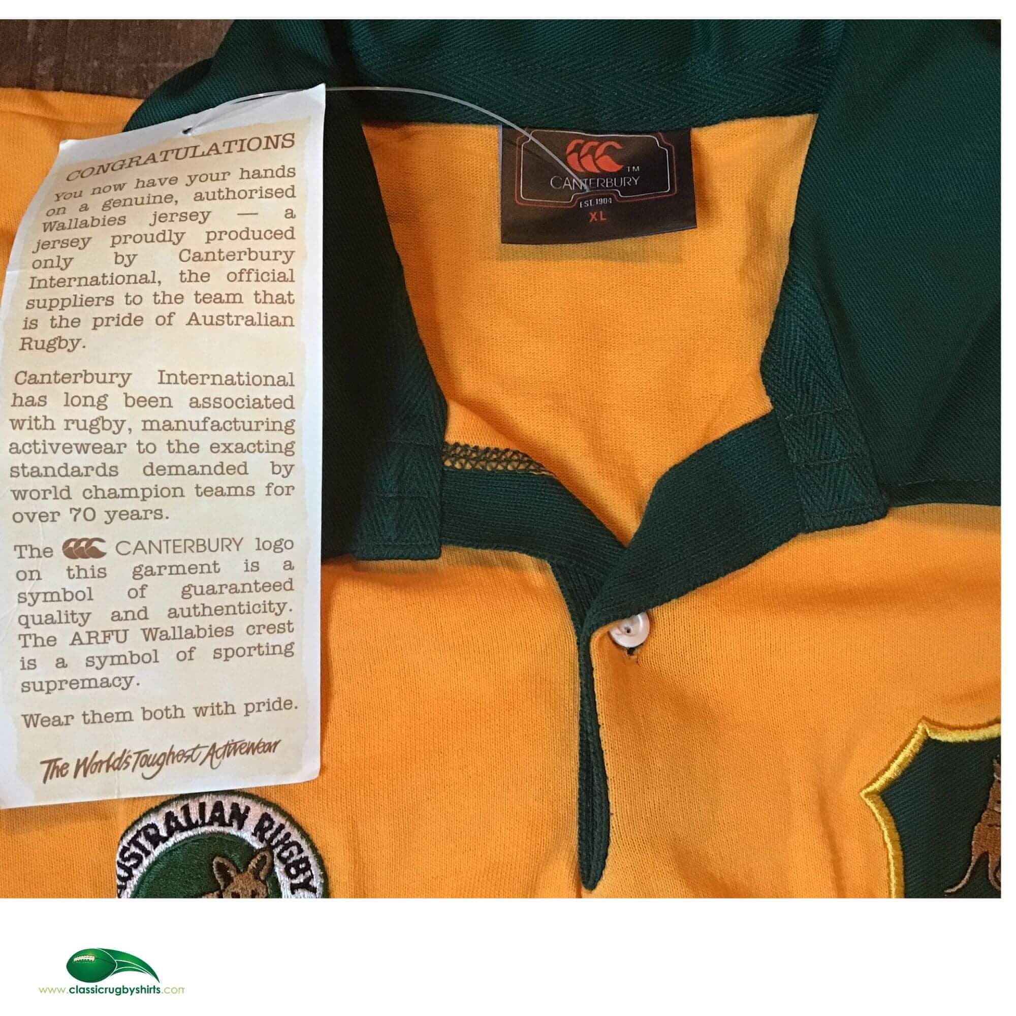 World Rugby Shirts | 1994 Australia Old Vintage Retro Jersey Wallabies