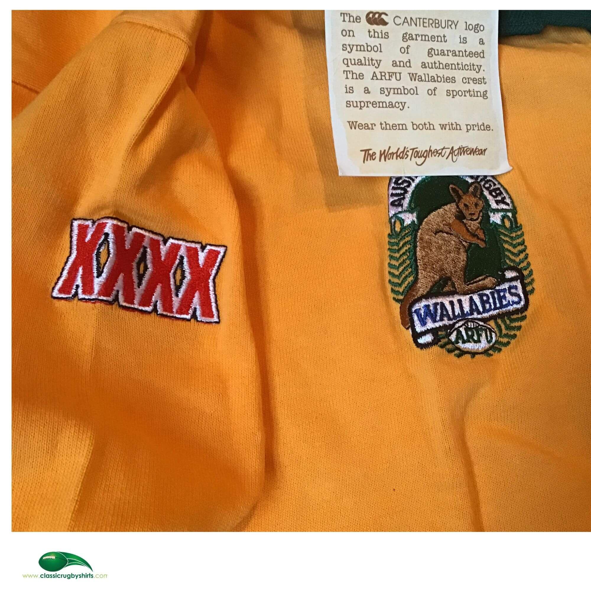 World Rugby Shirts | 1994 Australia Old Vintage Retro Jersey Wallabies