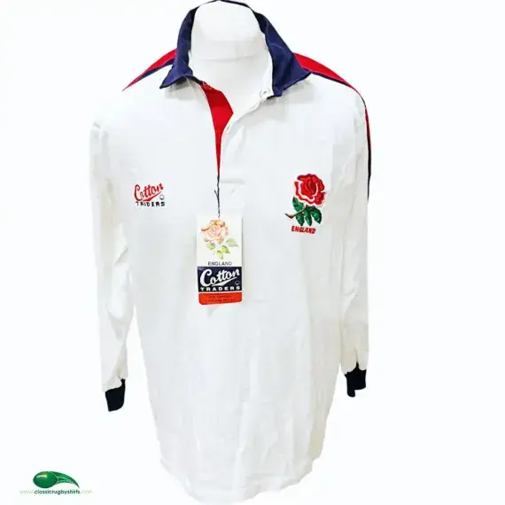 1993/95 England Rugby Shirt | Old Official Cotton Traders Jersey