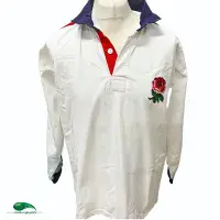1995 England Rugby Shirt | Old Official Cotton Traders Jersey