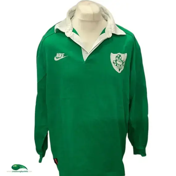 1993/95 Ireland Rugby Shirt | Old Official Nike Jersey - Vintage Classic Rugby Shirts