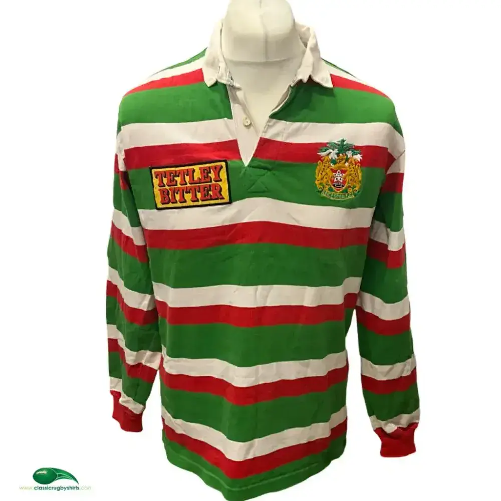 Maillot De Rugby Leicester Tigers Vintage - Années 1995-1996 - Taille M Adulte - Coton - Occasion Bon état