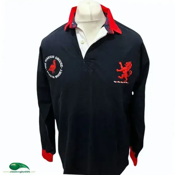 1993/95 London Scottish Rugby Shirt | Old Official Cotton Oxford Jersey