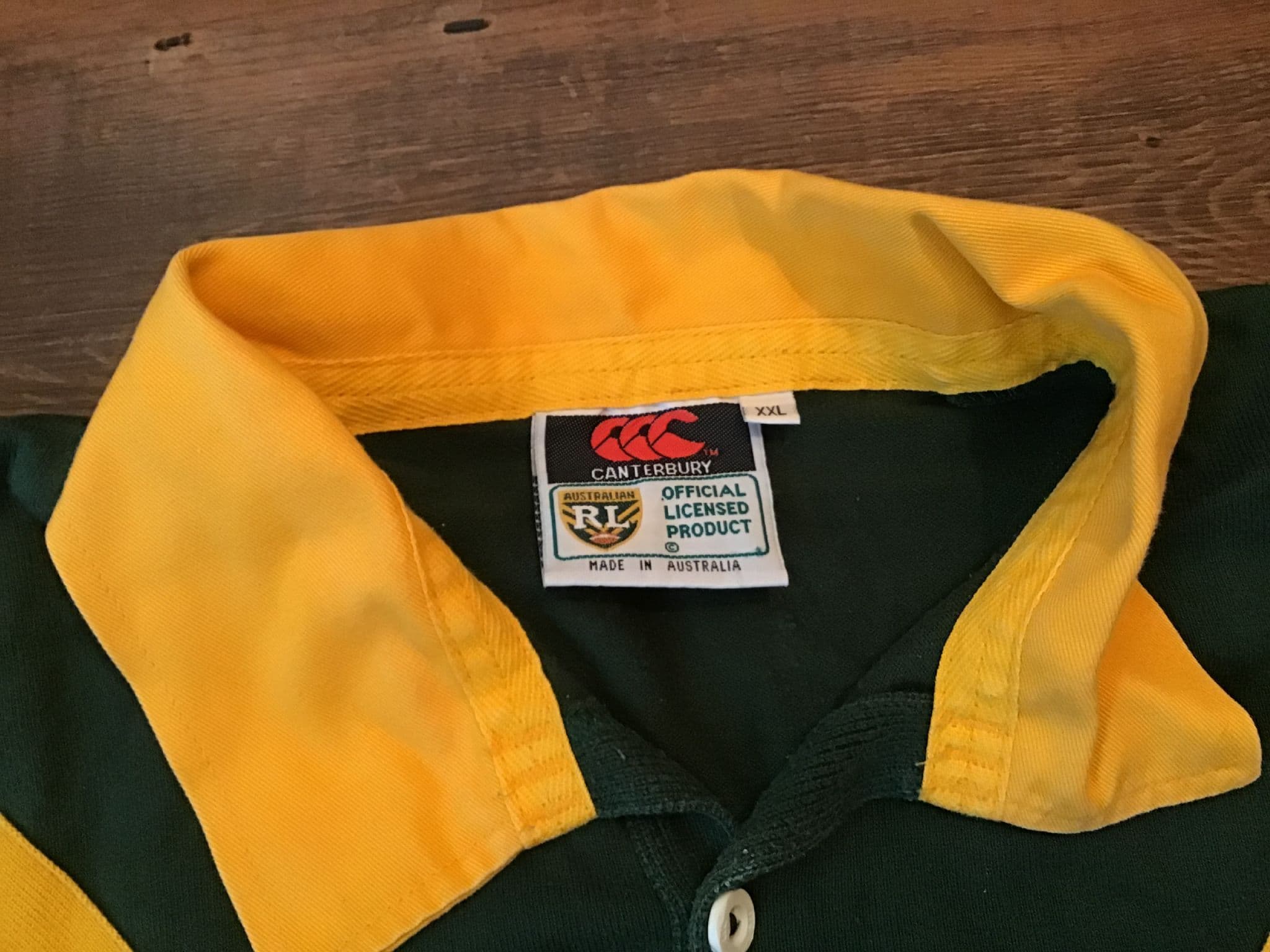 Maillot de rugby rétro extérieur homme Canberra Raiders NRL 1994