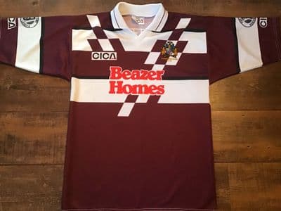 1994 1995 Featherstone Rovers Rugby League Shirt Small