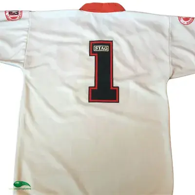 1994 1995 St Helens No 1 Match worn Rugby League Home Shirt Large