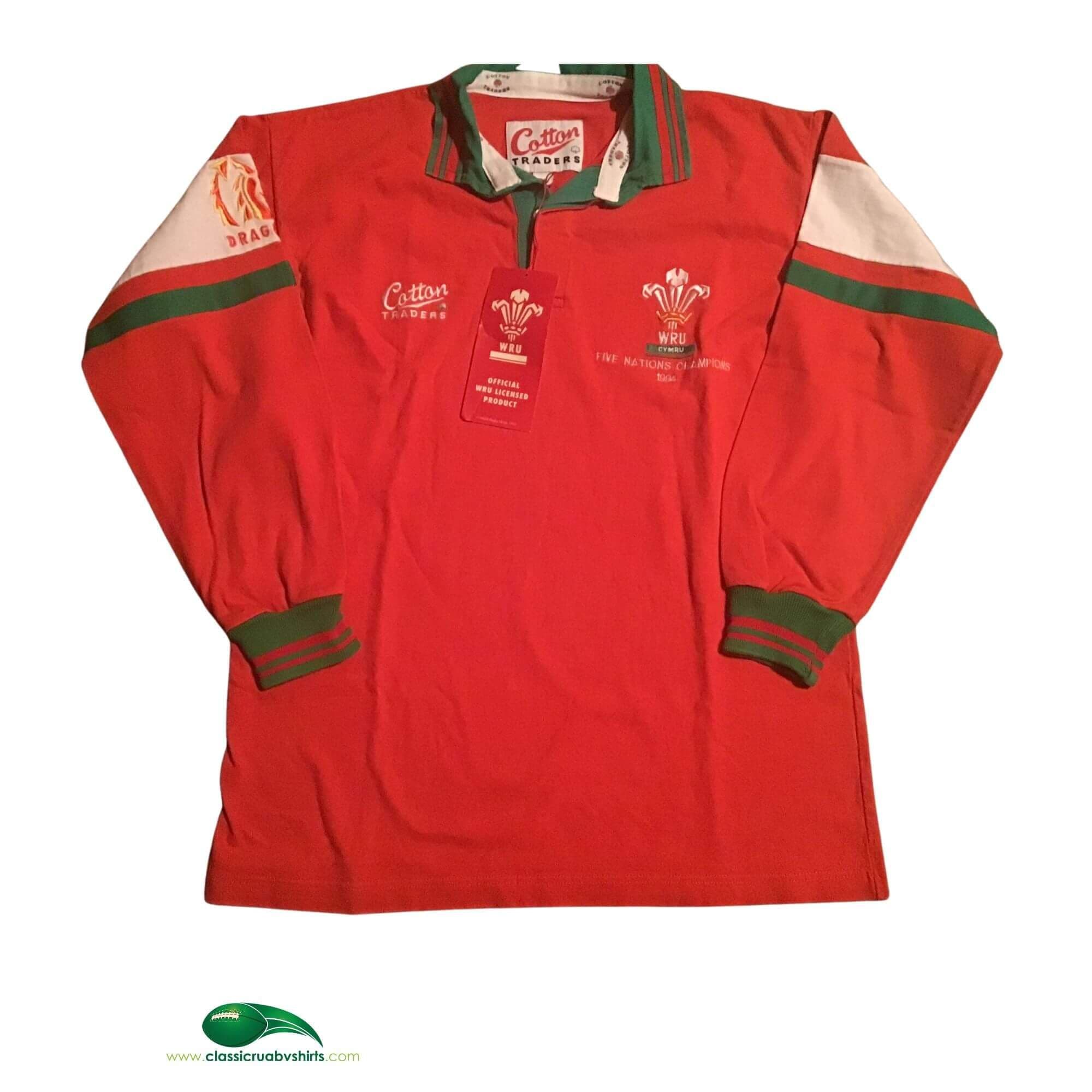 Cotton Traders VTG Wales ラガーシャツ Cotton Traders VTG Wales ラガーシャツ WALES RUGBY SHIRT JERSEY