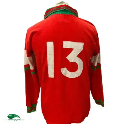 1994 1995 Wales U21 No 13 Match worn Rugby Shirt XL