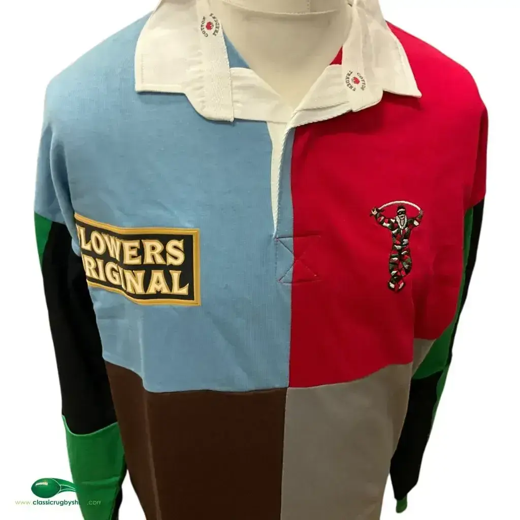 Maillot Rugby Vintage Cranleigh RFC - Associate Club Harlequins - Angleterre - Années 80