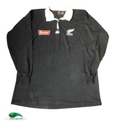 1994 1996 New Zealand L/s Rugby Union Shirt XL
