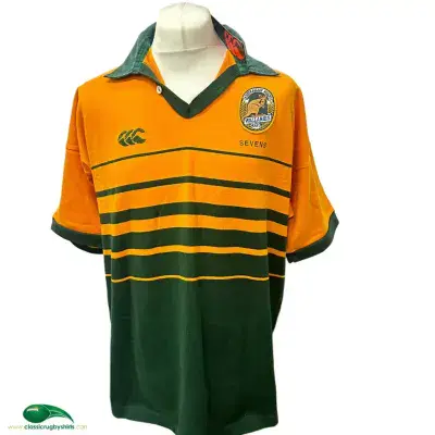 Maillot Canterbury Rugby Australie vintage World Cup année 2003 Maillot Canterbury Rugby Australie vintage World Cup année 2003