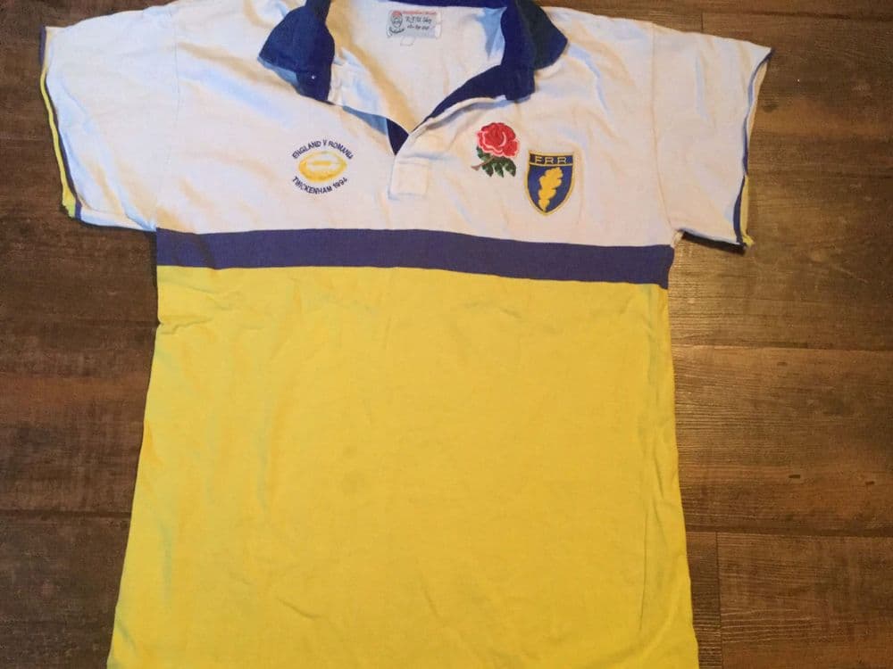 1994 Romania England Old Vintage Jerseys Classic Rugby Shirts