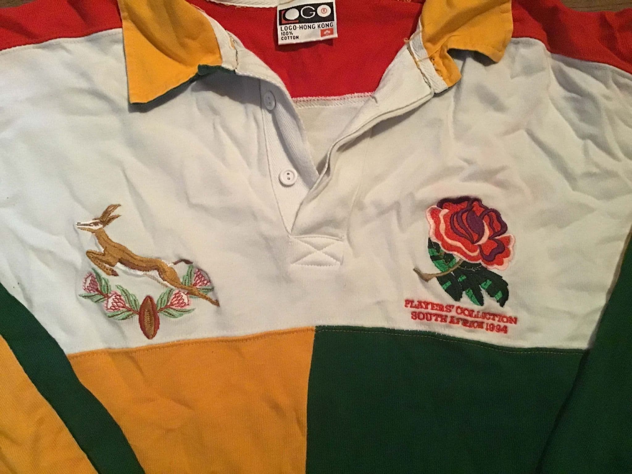 Classic Rugby Shirts 1994 Springboks England Old Vintage Jerseys