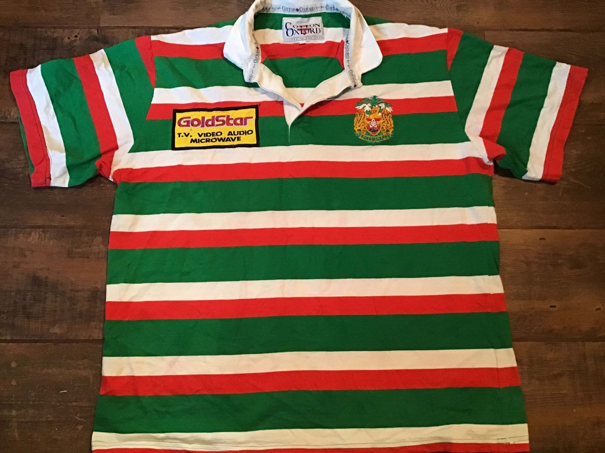 Maillot Rugby Leicester Tigers Kooga – Saison 2015-2016 – Taille 2XL (très Bon état)