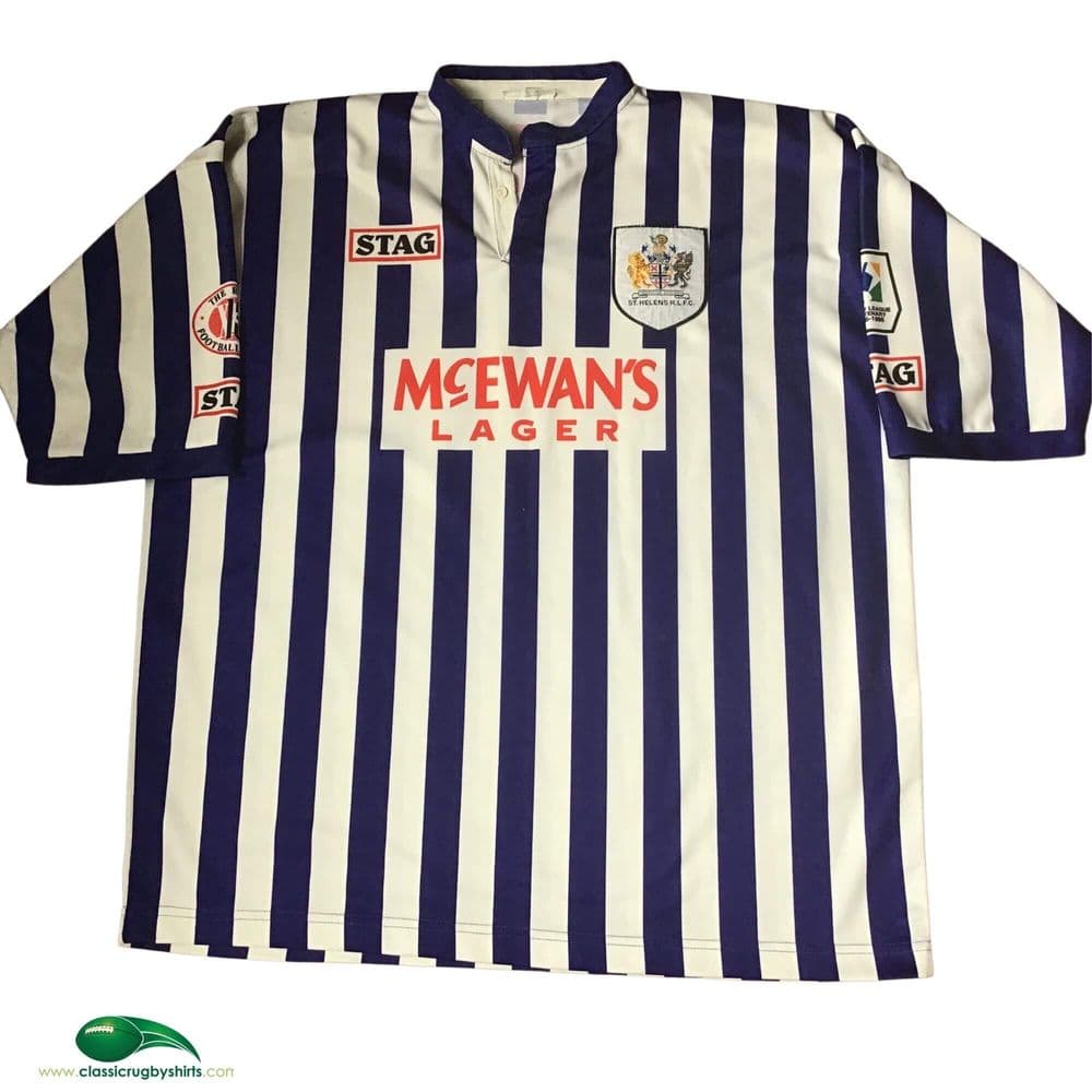 Classic Rugby Shirts 1995 St Helens Vintage Old Jerseys