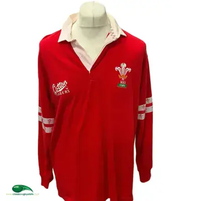 1995 1996 Wales L/s Rugby Union Shirt Adults XL Jersey