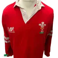 1995/96 Wales Rugby Shirt | Old Official Cotton Traders Jersey - Vintage Classic Rugby Shirts