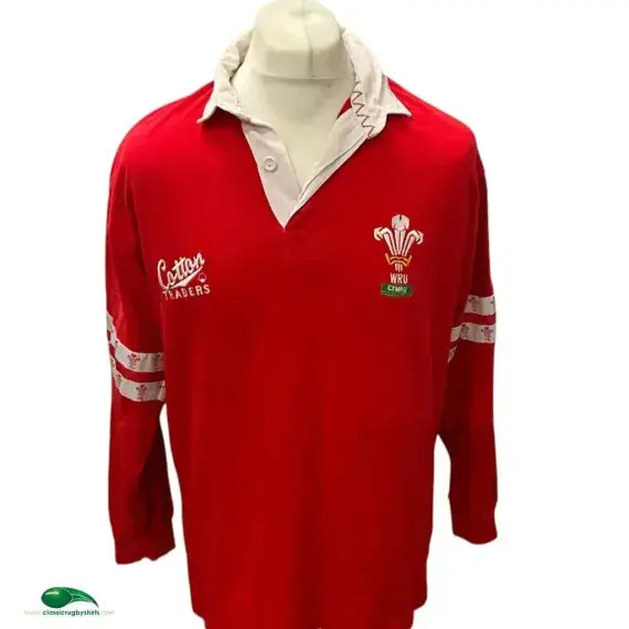 1995/96 Wales Rugby Shirt | Old Official Cotton Traders Jersey - Vintage Classic Rugby Shirts