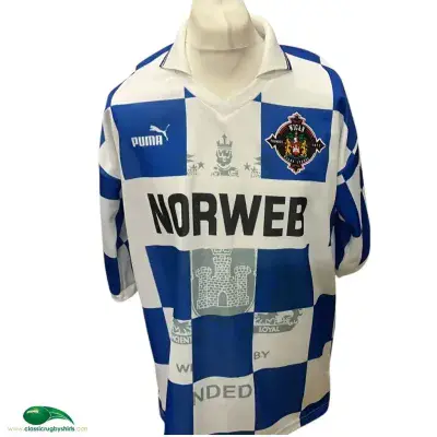 1995 1996 Wigan Warriors Centenary Rugby League Away Shirt XL