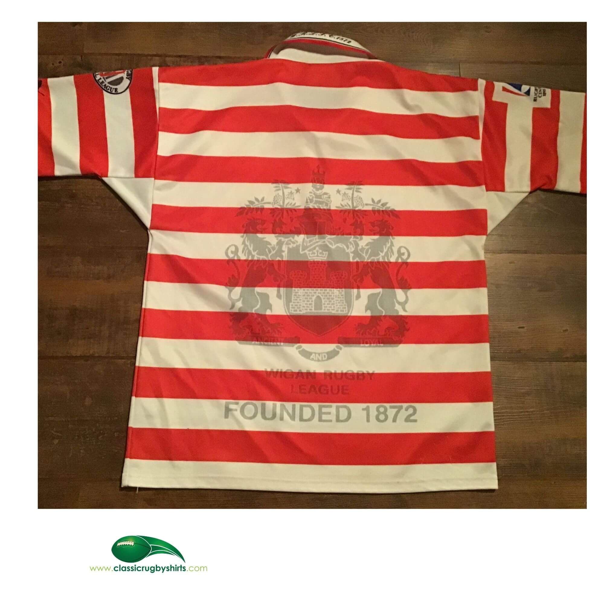 Classic World Rugby Shirts | 1995 Wigan Vintage Old Jerseys