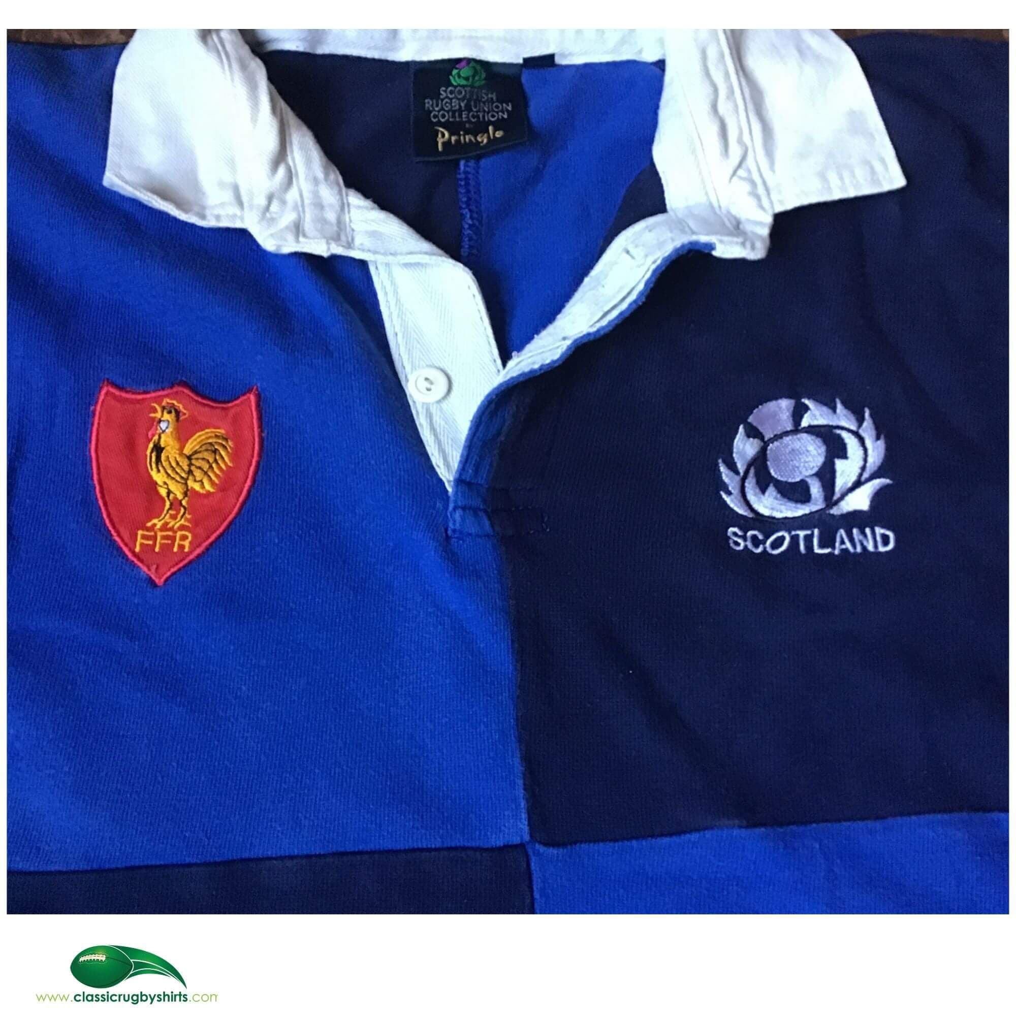 Maillot De Rugby Vintage Écosse - Marque Pringle - Taille 46 - Occasion
