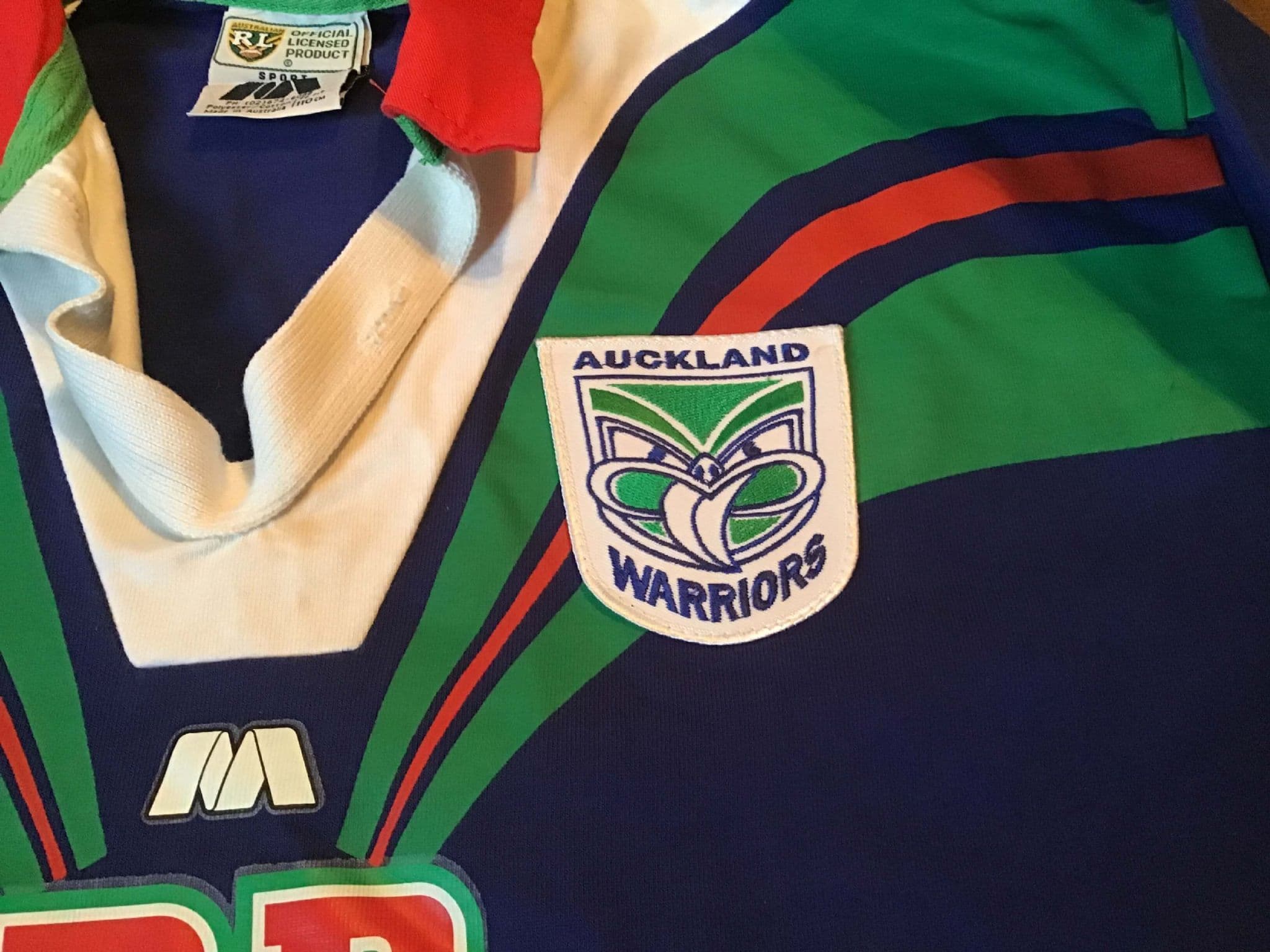 Classic Rugby Shirts | 1995 Auckland Warriors Vintage Old Jerseys