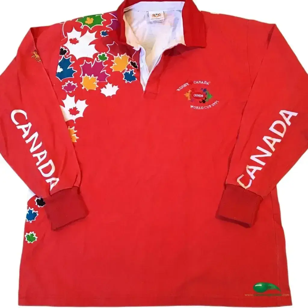 World Cup Rugby Shirts | 1995 Canada RWC Old Vintage Jerseys