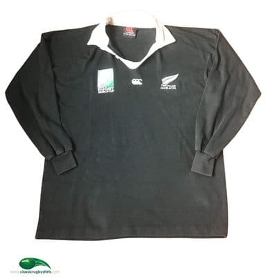 1995 New Zealand RWC World Cup Rugby Shirt Large XL