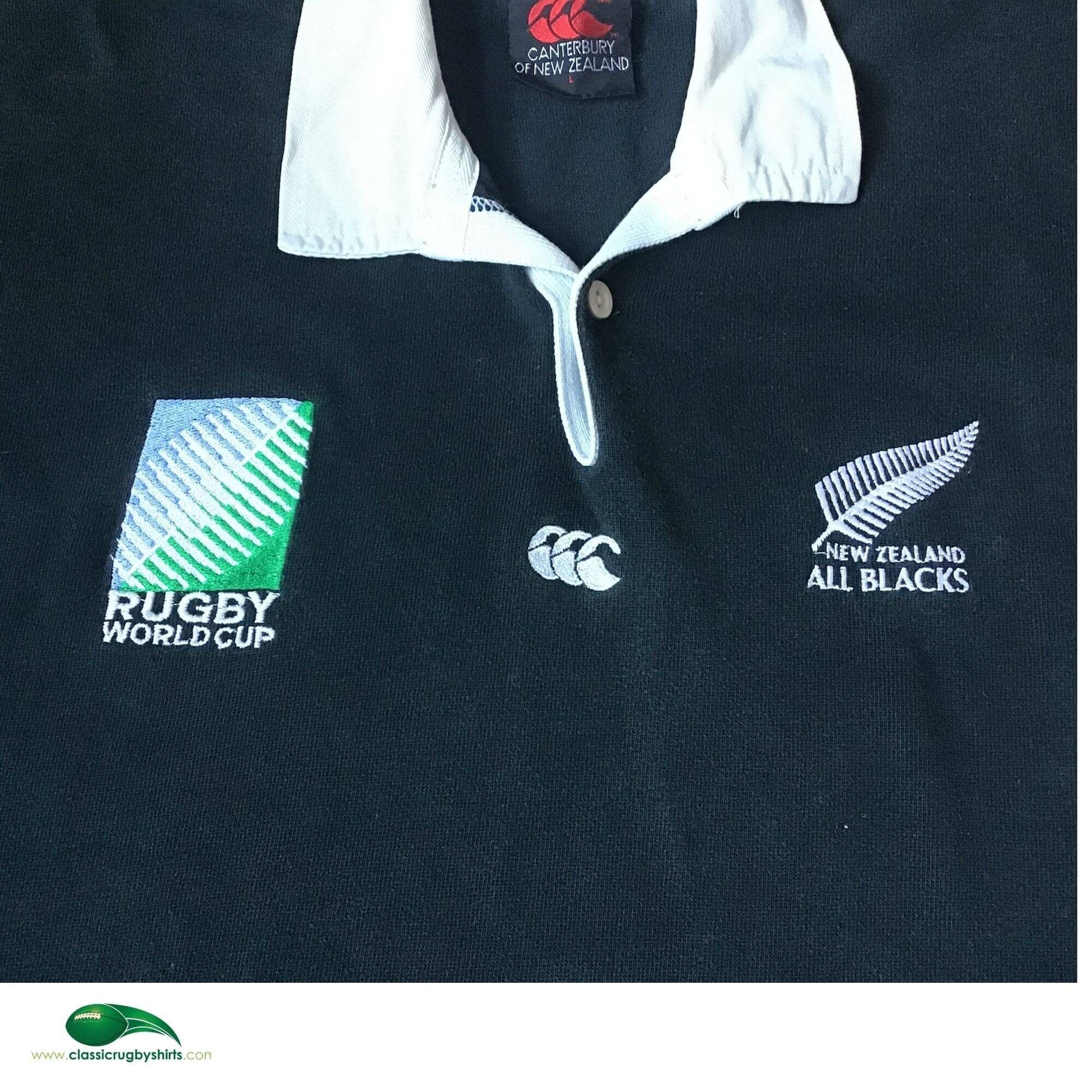 World Cup Rugby Shirts | 1995 New Zealand RWC Vintage Old Jerseys