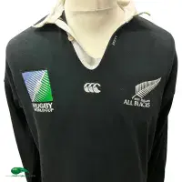 1995 All Blacks RWC Rugby Shirt | Old Official Canterbury Jersey
