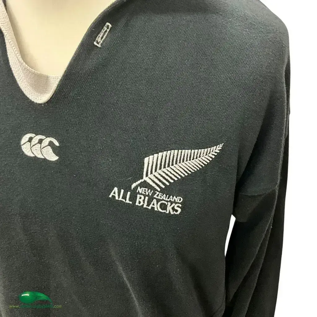 1995 All Blacks RWC Rugby Shirt | Old Official Canterbury Jersey