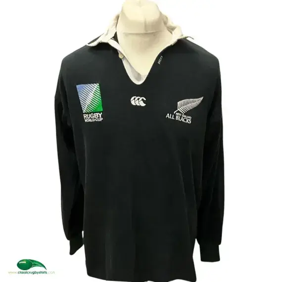 1995 All Blacks RWC Rugby Shirt | Old Official Canterbury Jersey