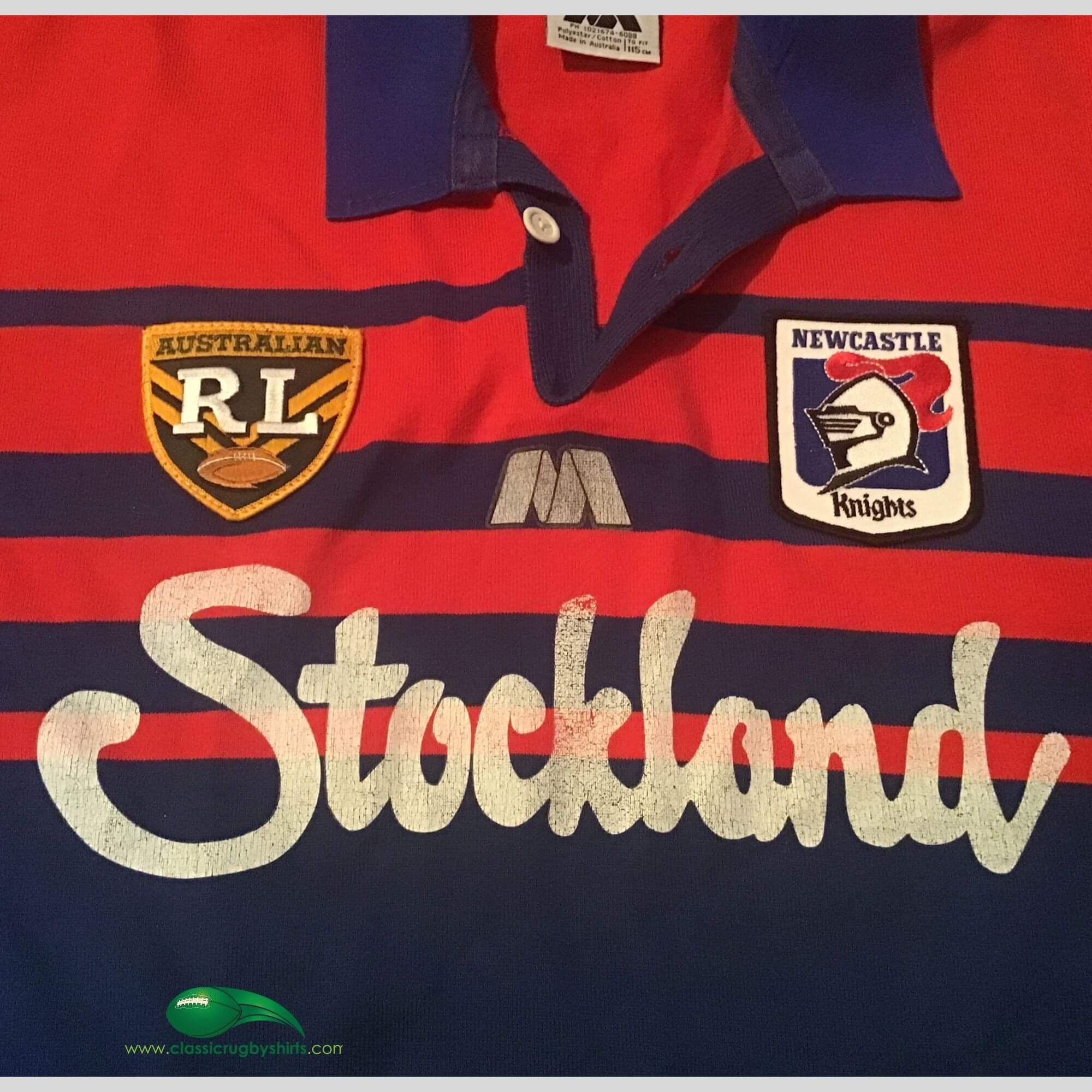 World Rugby Shirts | 1995 Newcastle Knights Vintage Old Jerseys