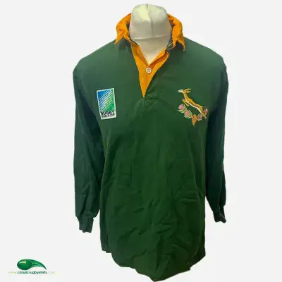 1995 South Africa L/s World Cup Rugby Union Shirt Medium