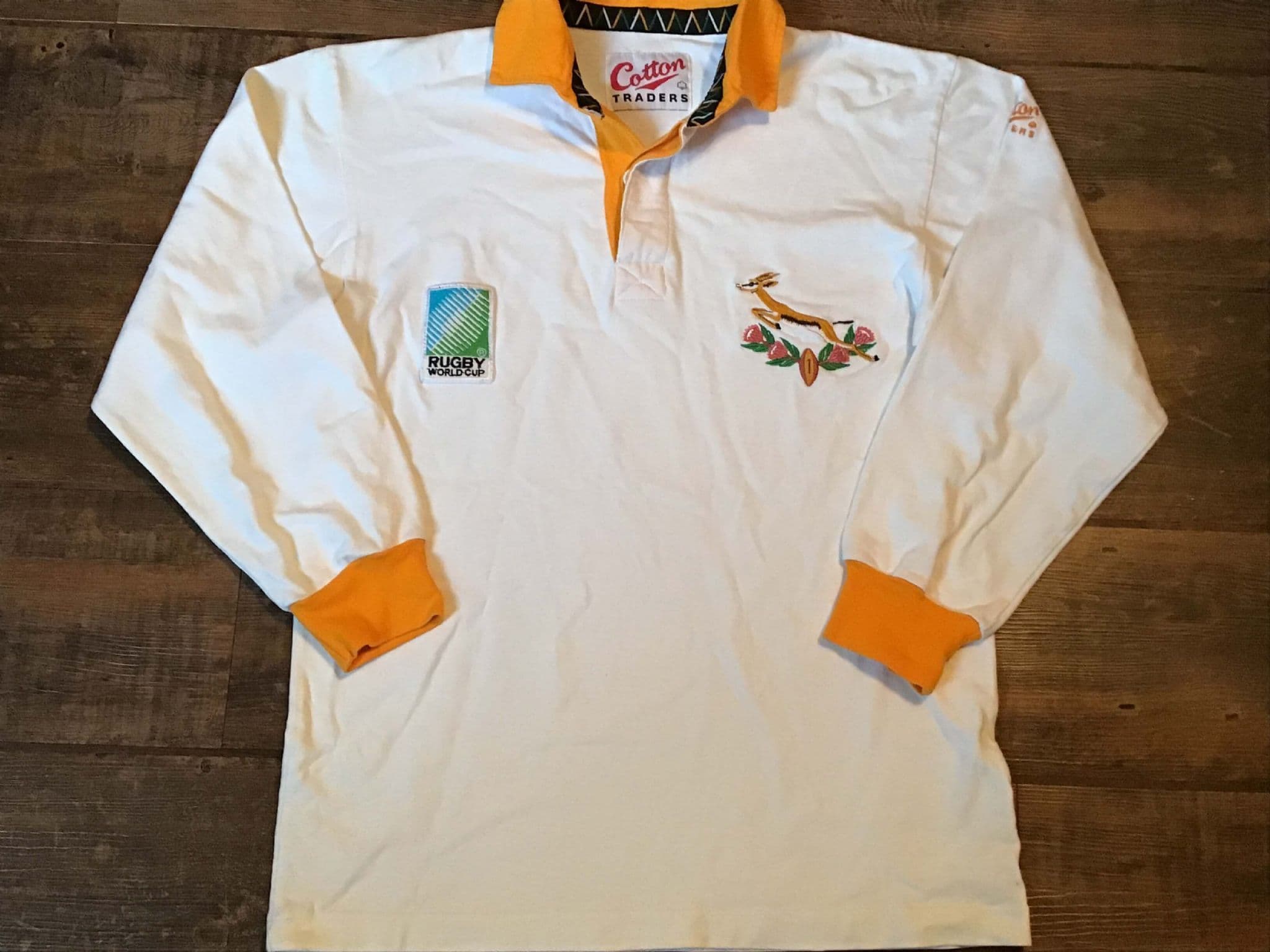 Afrique du Sud 1995 Maillot Vintage Rugby - Vintage Football Club Afrique du Sud 1995 Maillot Vintage Rugby - Vintage Football Club