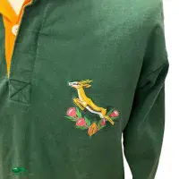 1995 Springboks RWC Rugby Shirt| Old Official Cotton Traders Jersey - Vintage Classic Rugby Shirts
