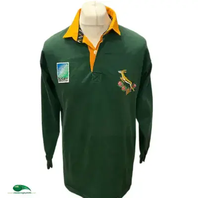 1995 South Africa Springboks World Cup Rugby Shirt Large
