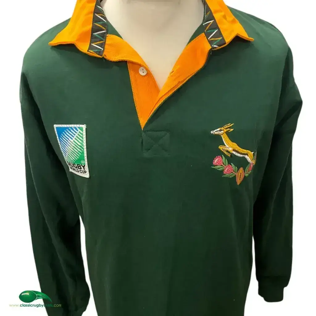1995 South Africa RWC Rugby Shirt | Old Official Cotton Traders