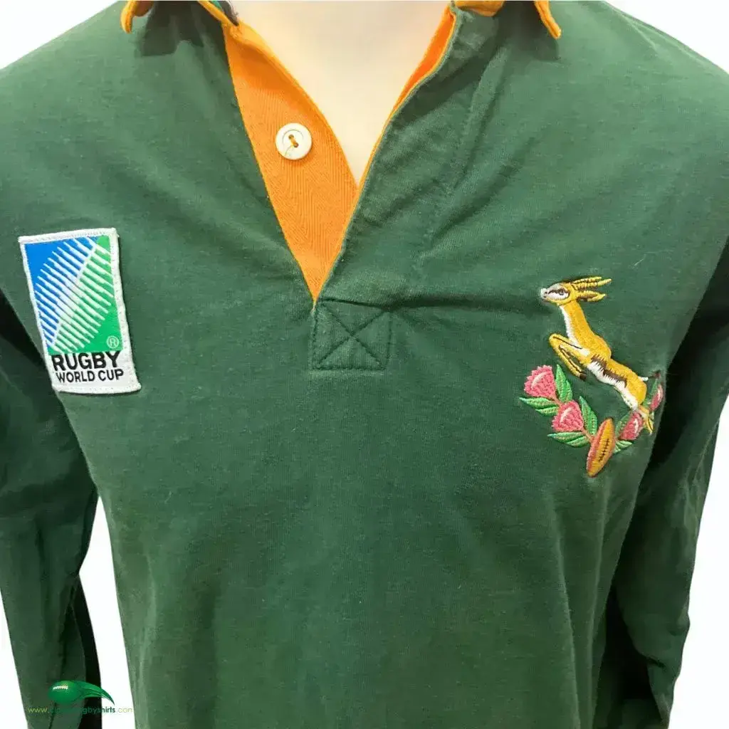 1995 Springboks RWC Rugby Shirt | Old Official Cotton Traders Jersey