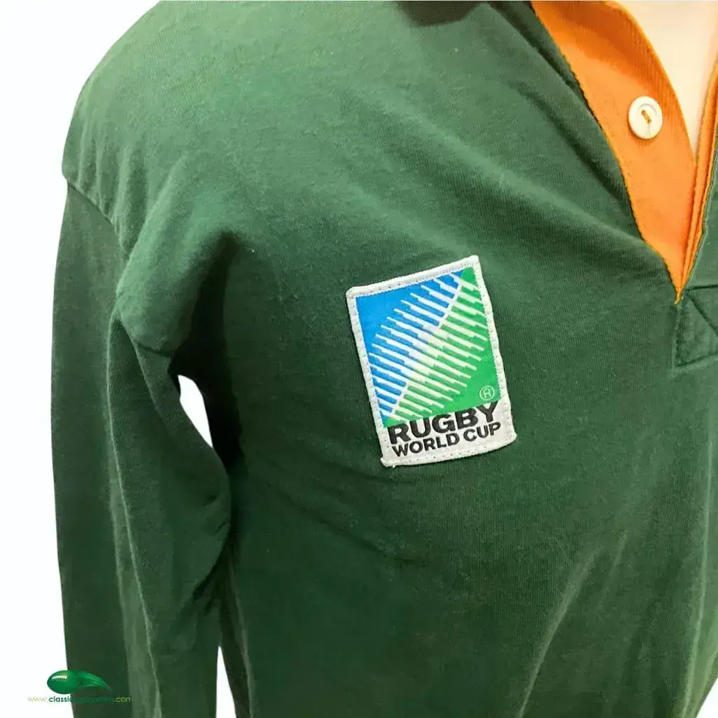 ウェア 90s   Rugby Shirt 1995 1995 Springboks RWC Rugby Shirt | Old Official Cotton Traders Jersey