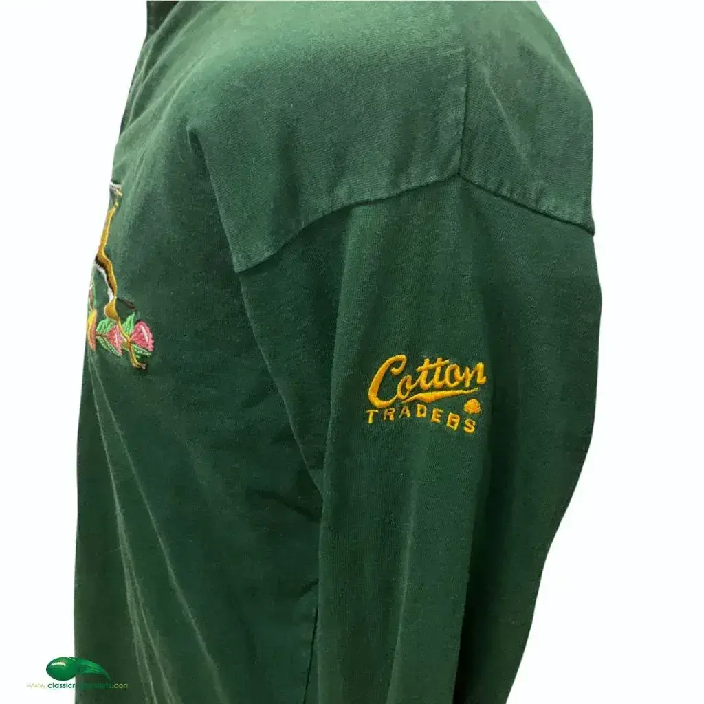 1995 Springboks RWC Rugby Shirt | Old Official Cotton Traders Jersey