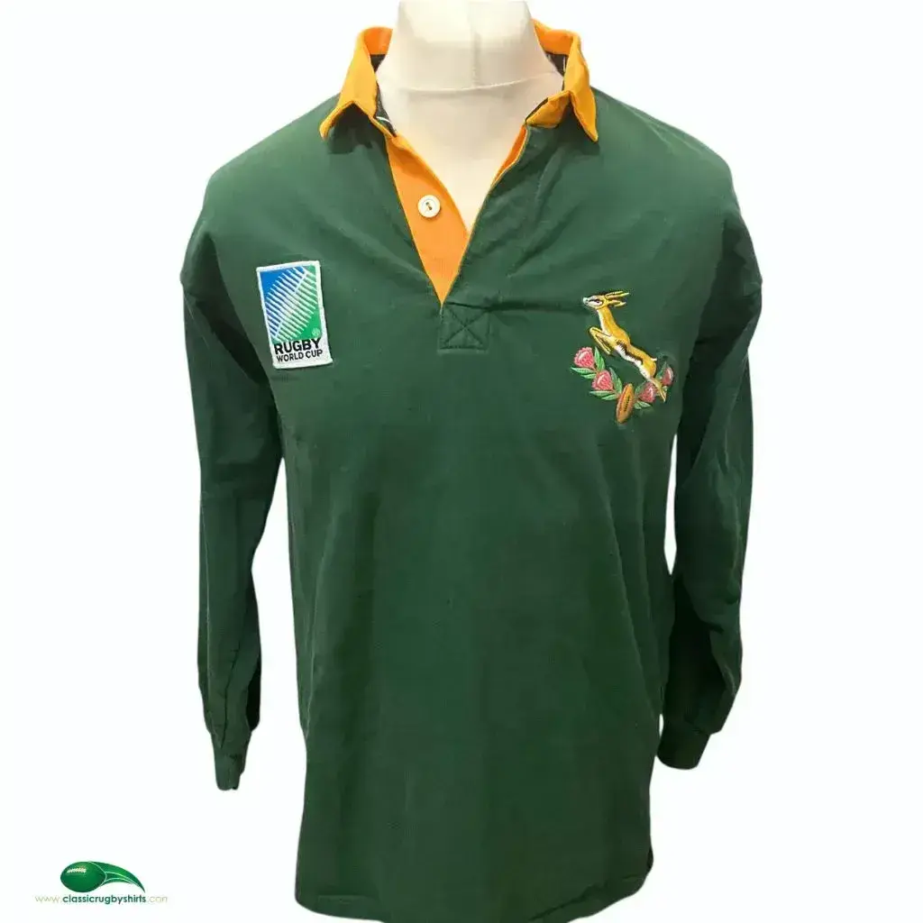 1995 Springboks RWC Rugby Shirt | Old Official Cotton Traders Jersey
