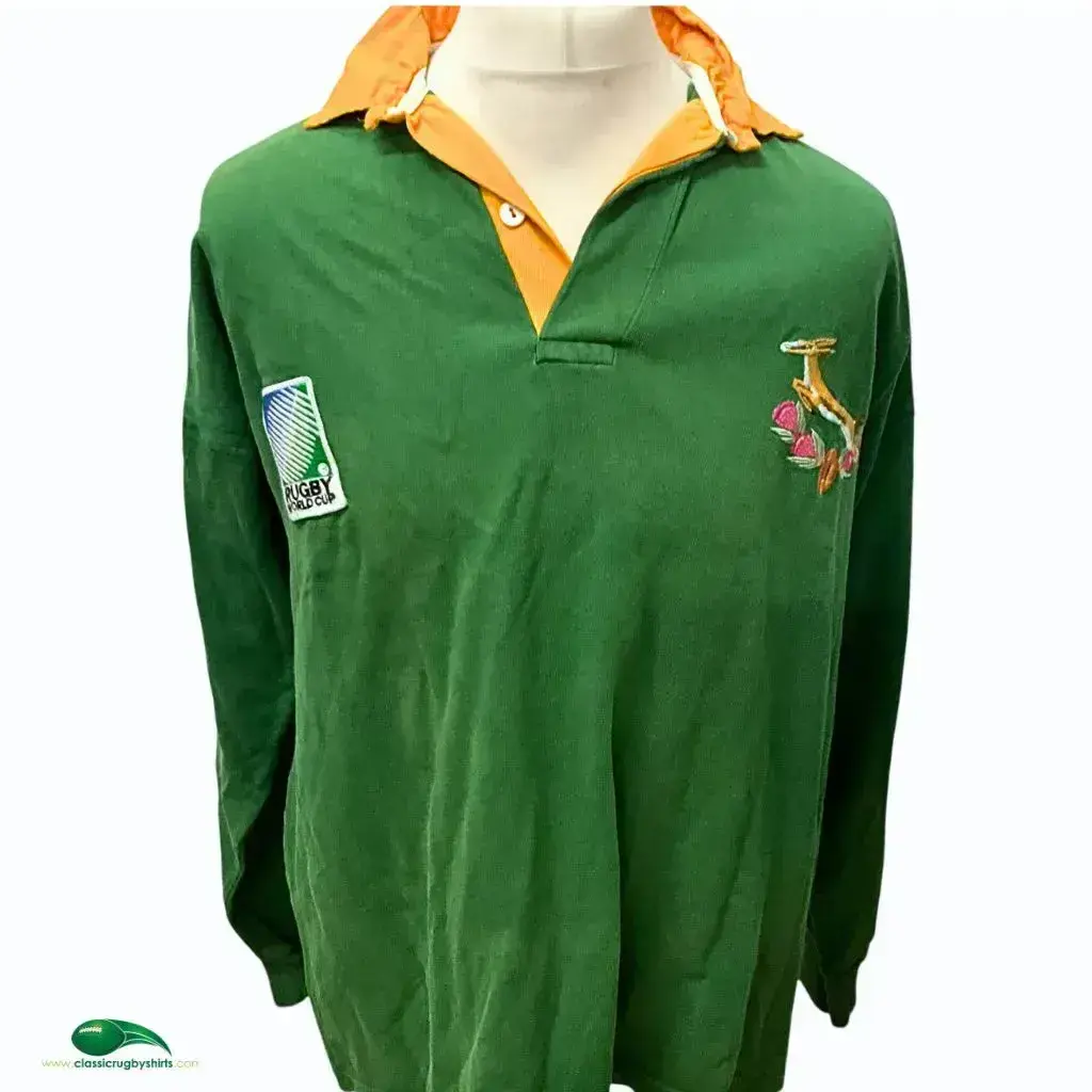 1995 Springboks RWC Rugby Shirt | Official Cotton Traders Jersey