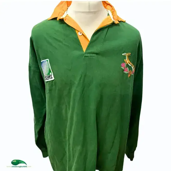 1995 Springboks RWC Rugby Shirt | Official Cotton Traders Jersey