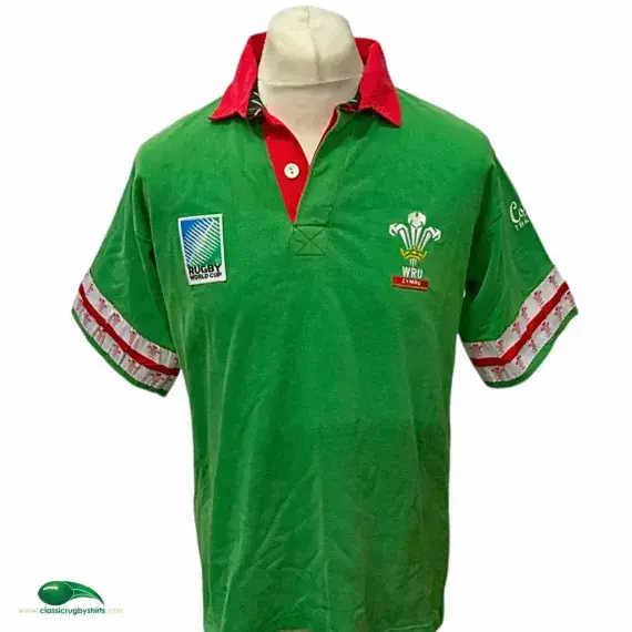 1995 Wales RWC Rugby Shirt | Old Official Cotton Traders Jersey