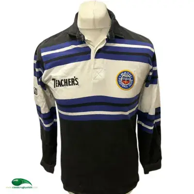 1996 1997 Bath L/s Away Rugby Shirt Small