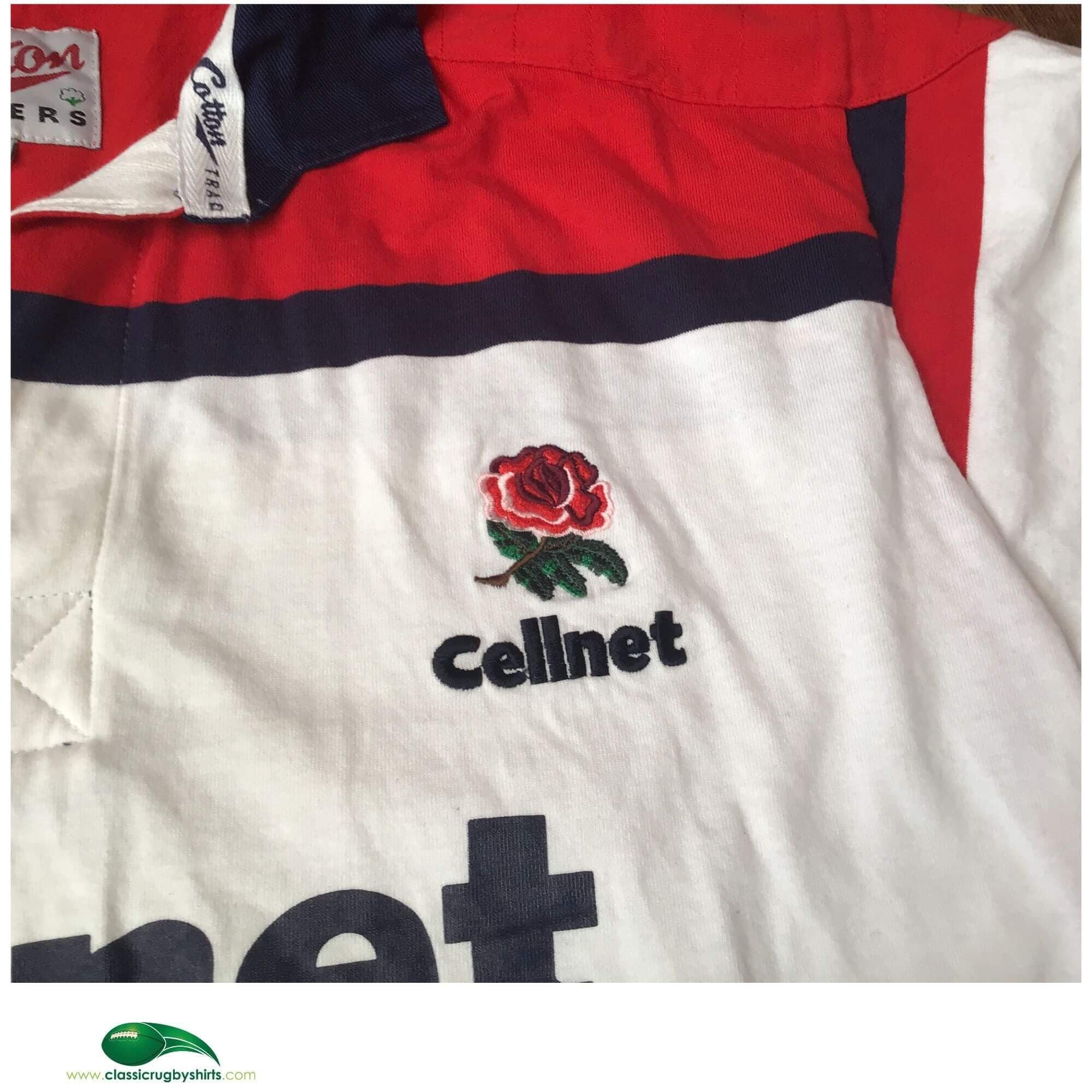 Cotton Traders VTG England 1997 ラガーシャツ Classic Rugby Shirts 1995 England | Vintage Old Rugby Jersey
