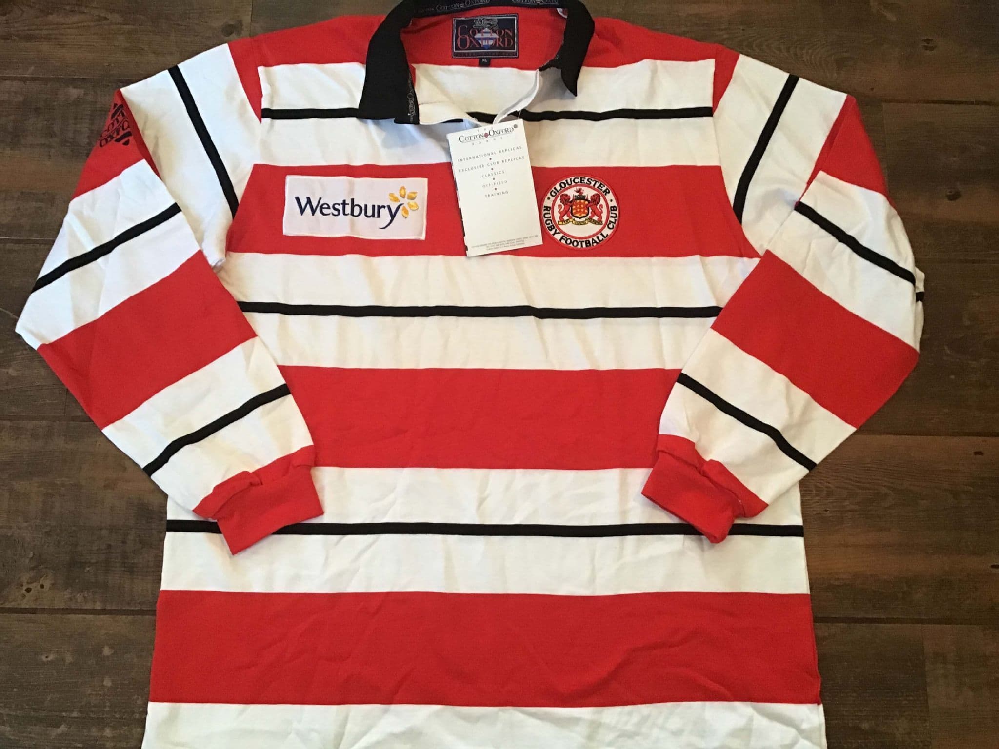 Maillot Gloucester Rugby - XBlades Taille XL Adulte - État Excellent