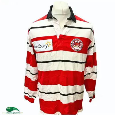 1996 1997 Gloucester Rugby Shirt Large